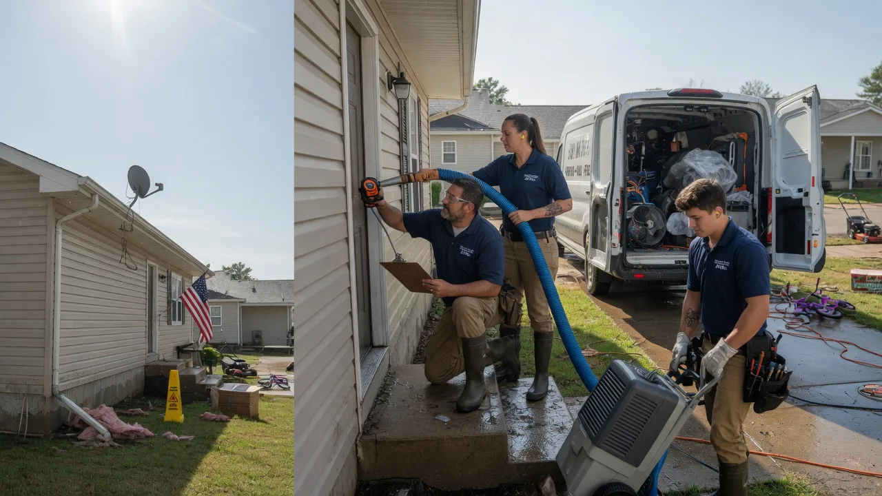 Ceiling Water Damage Restoration in Conception, MO near me